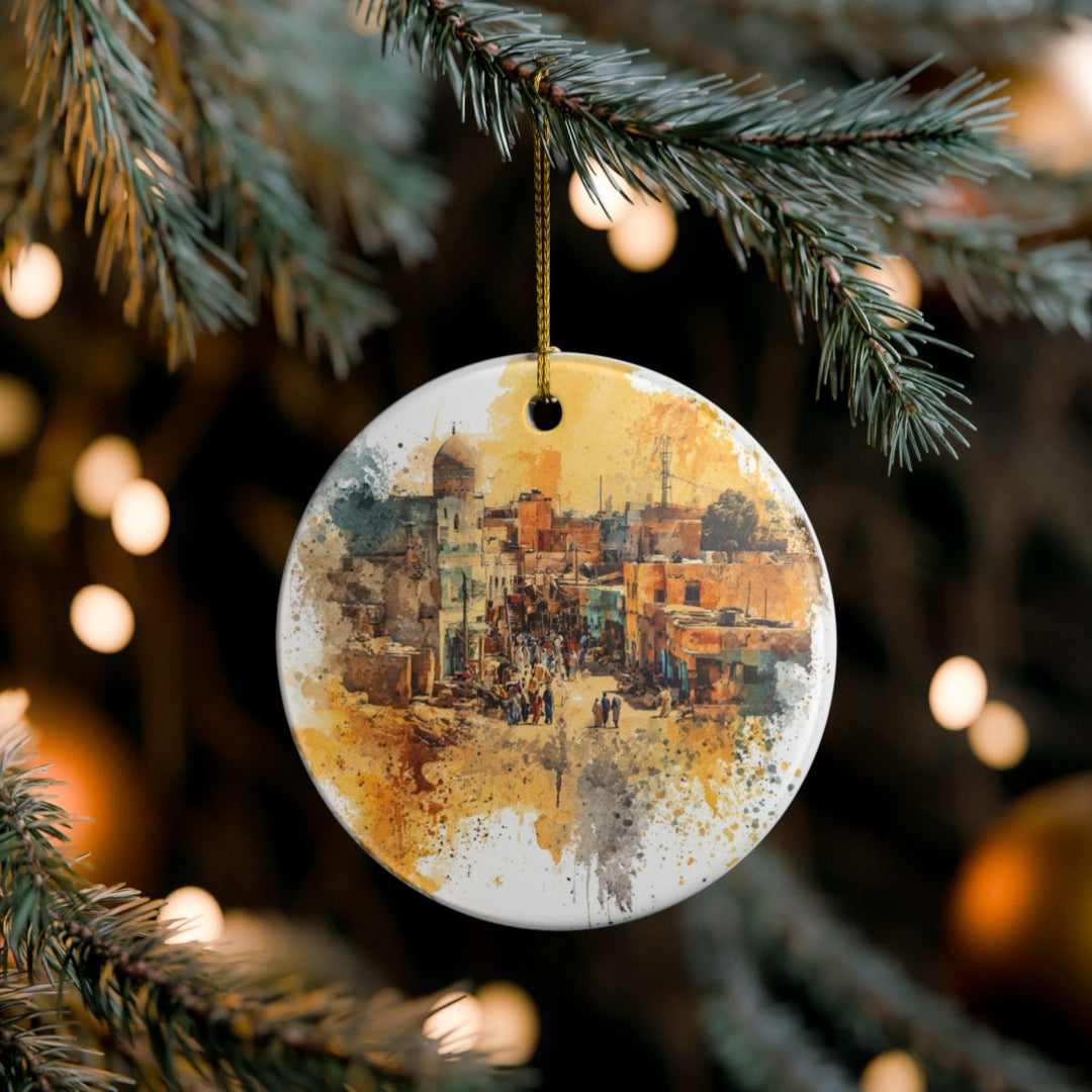 Sudan Africa Ornament: Unique Sudan Africa Souvenir, Sudan Africa Xmas Decor, and Authentic Sudan Africa Gift