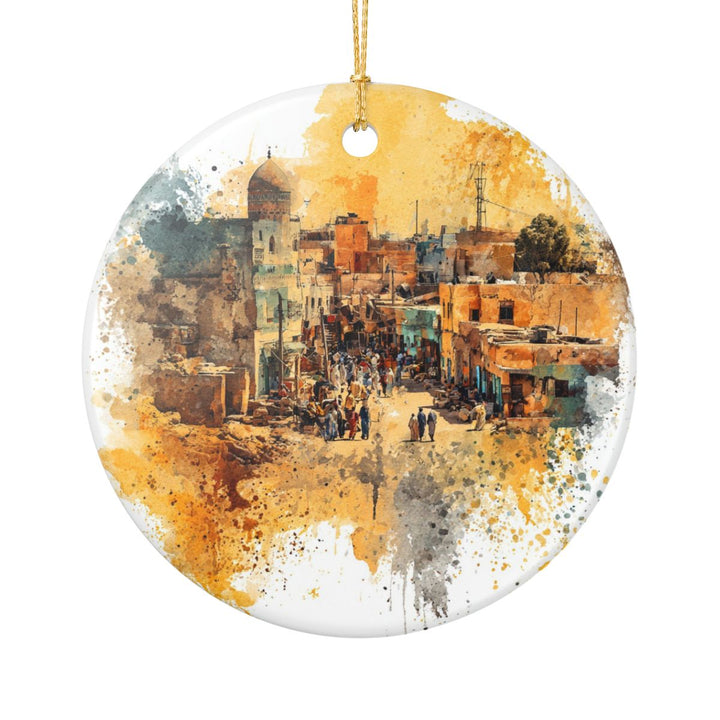 Sudan Africa Ornament: Unique Sudan Africa Souvenir, Sudan Africa Xmas Decor, and Authentic Sudan Africa Gift