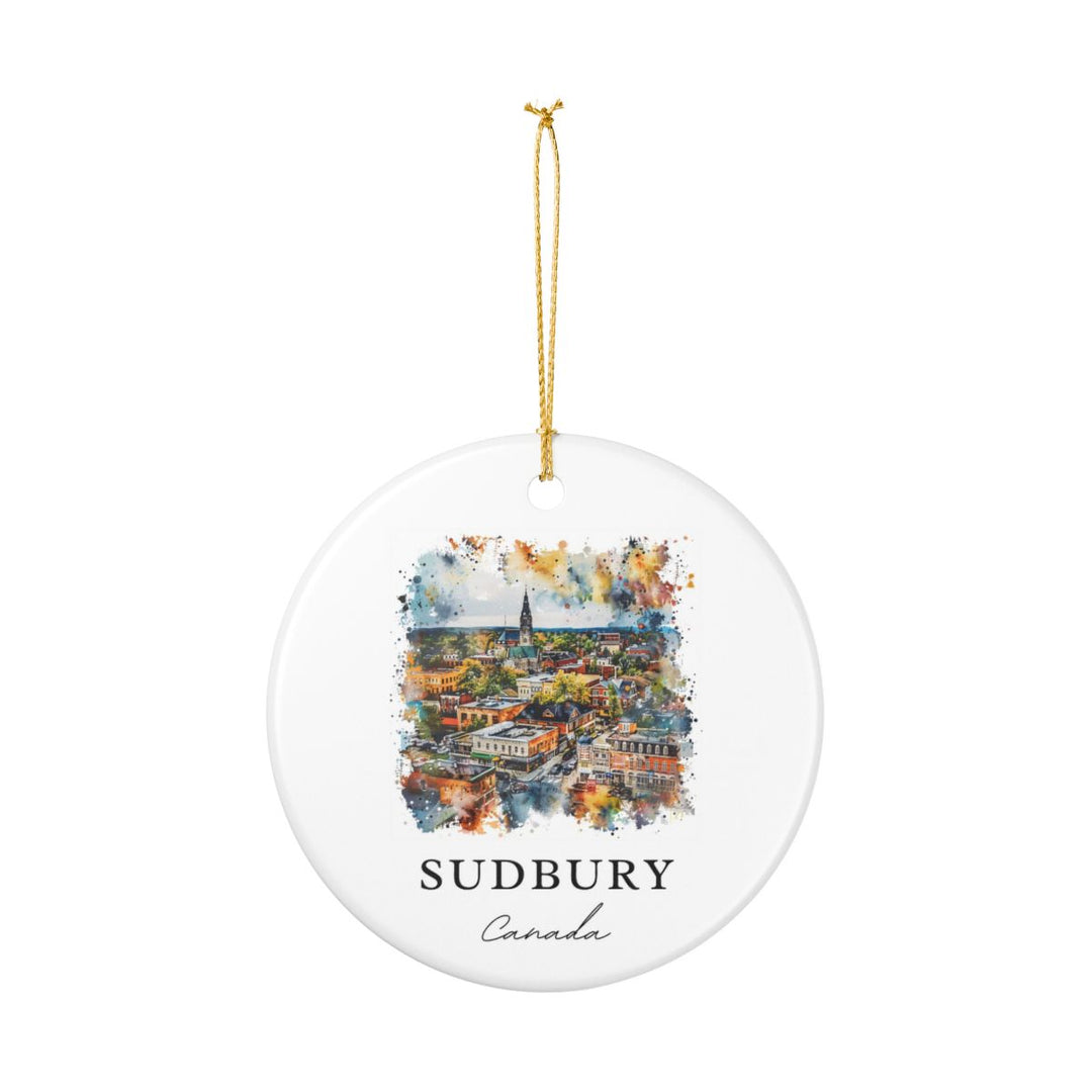 Sudbury Canada Ornament: Unique Sudbury Souvenir, Sudbury Canada Xmas Decor, and Authentic Sudbury Gift