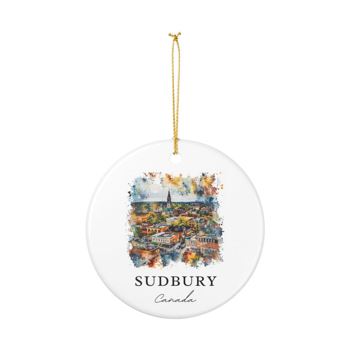 Sudbury Canada Ornament: Unique Sudbury Souvenir, Sudbury Canada Xmas Decor, and Authentic Sudbury Gift