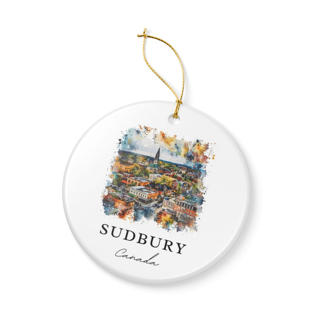 Sudbury Canada Ornament: Unique Sudbury Souvenir, Sudbury Canada Xmas Decor, and Authentic Sudbury Gift