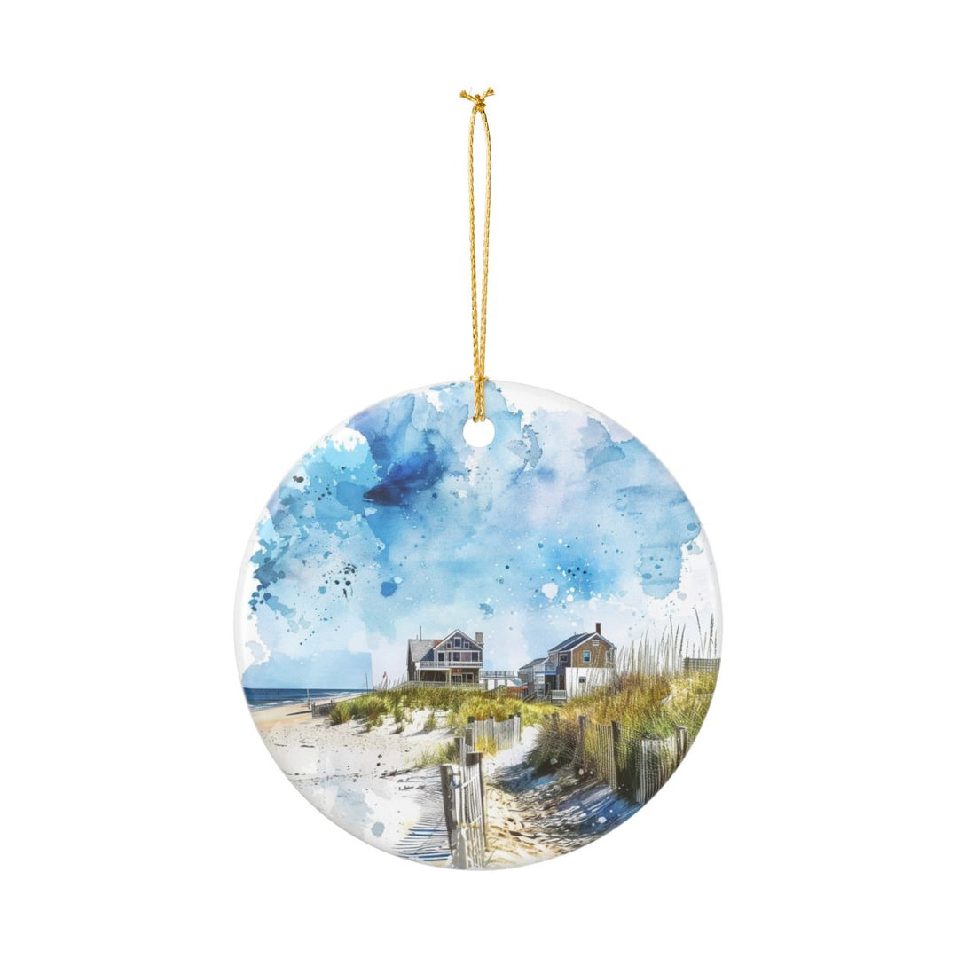Sufside Beach MA USA Ornament: Unique Sufside Beach Souvenir, Sufside Beach Massachusetts Xmas Decor, and Authentic Sufside Beach Gift