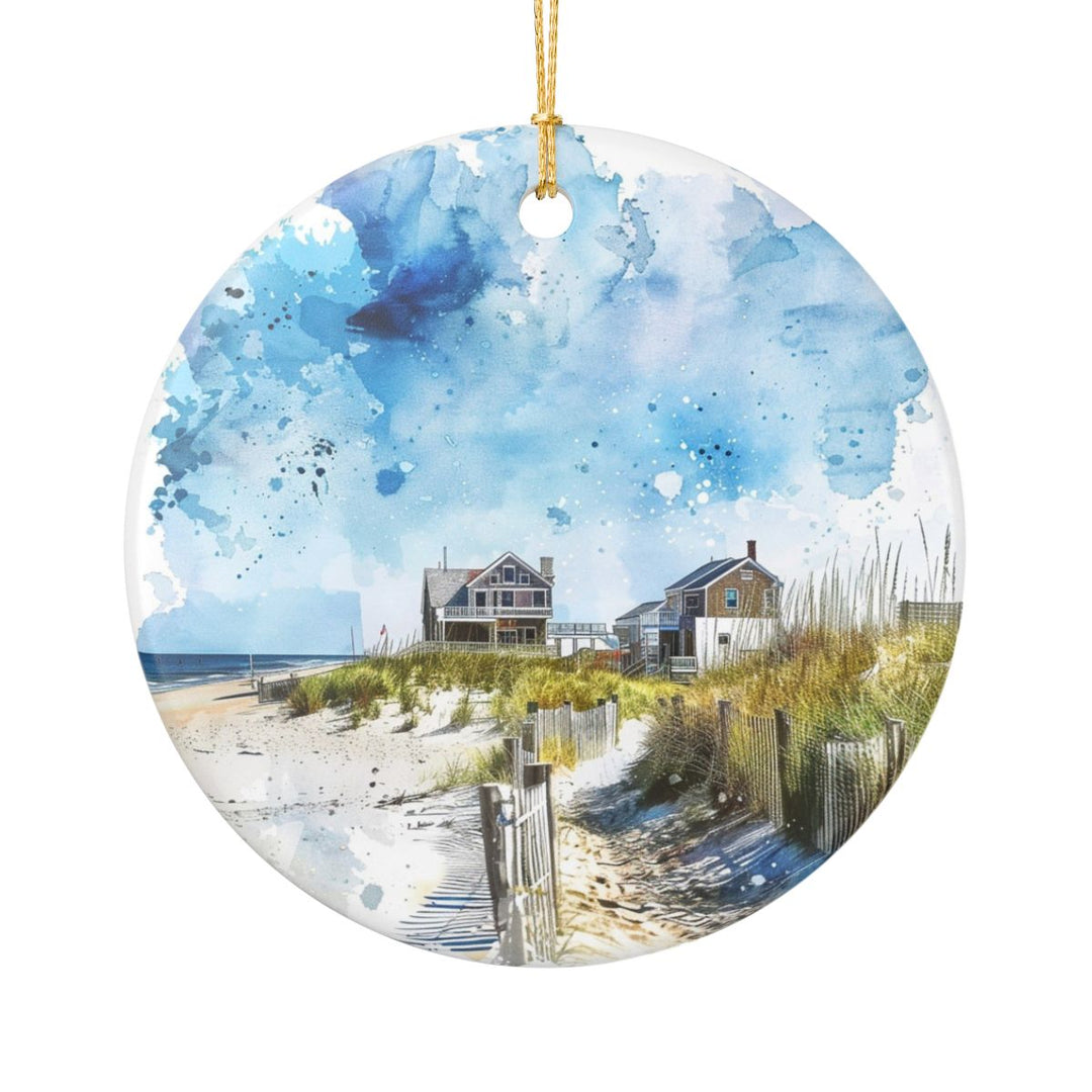 Sufside Beach MA USA Ornament: Unique Sufside Beach Souvenir, Sufside Beach Massachusetts Xmas Decor, and Authentic Sufside Beach Gift