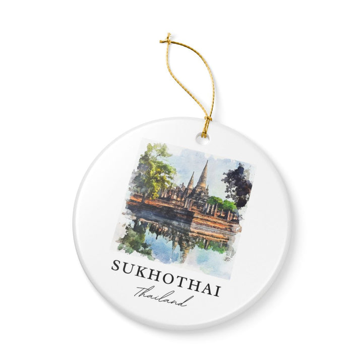 Sukhothai Ornament: Unique Sukhothai Souvenir, Sukhothai Xmas Decor, and Authentic Sukhothai Gift