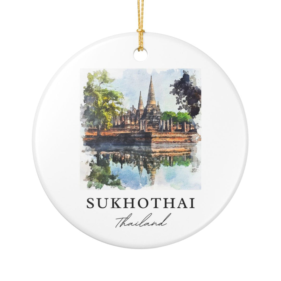 Sukhothai Ornament: Unique Sukhothai Souvenir, Sukhothai Xmas Decor, and Authentic Sukhothai Gift