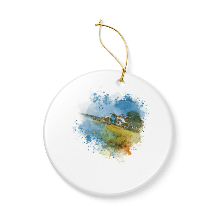Sullivans Island SC Ornament: Unique Sullivans Island Souvenir, Sullivans Island South Carolina Xmas Decor, and Authentic Sullivans Island Gift