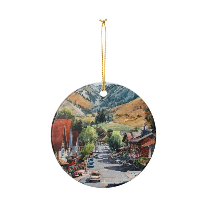 Sun Valley Idaho Ornament: Unique Sun Valley Souvenir, Sun Valley Idaho Xmas Decor, and Authentic Sun Valley Gift