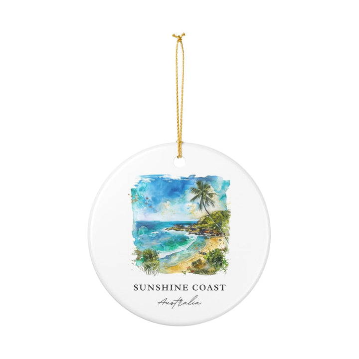 Sunshine Coast Australia Ornament: Unique Sunshine Coast Souvenir, Sunshine Coast Australia Xmas Decor, and Authentic Sunshine Coast Gift