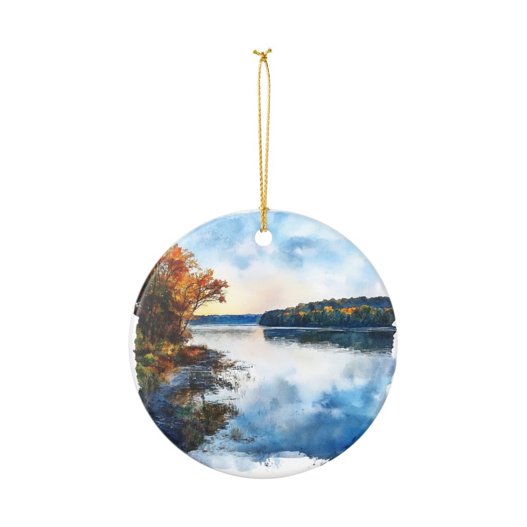 Susquehanna River Pennsylvania USA Ornament: Unique Susquehanna River Souvenir, Susquehanna River Xmas Decor, and Authentic Susquehanna River Gift