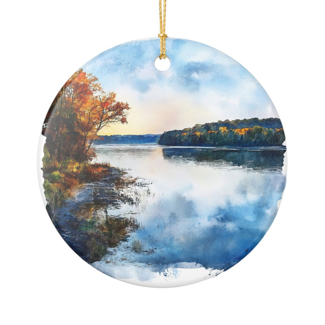 Susquehanna River Pennsylvania USA Ornament: Unique Susquehanna River Souvenir, Susquehanna River Xmas Decor, and Authentic Susquehanna River Gift