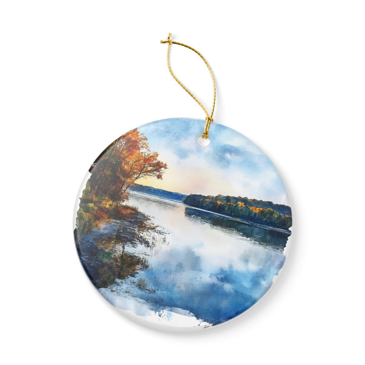Susquehanna River Pennsylvania USA Ornament: Unique Susquehanna River Souvenir, Susquehanna River Xmas Decor, and Authentic Susquehanna River Gift