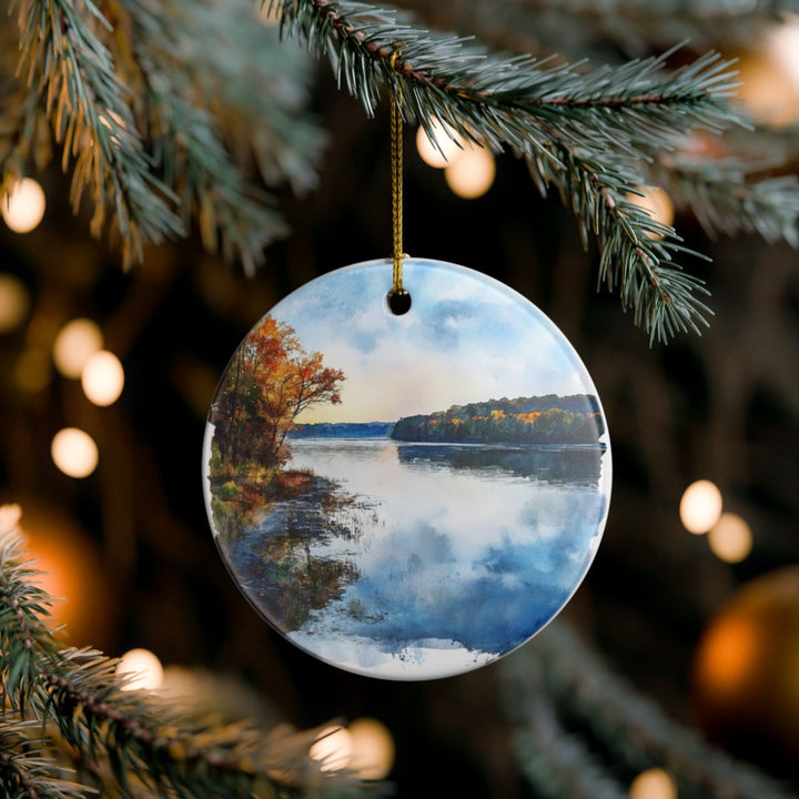 Susquehanna River Pennsylvania USA Ornament: Unique Susquehanna River Souvenir, Susquehanna River Xmas Decor, and Authentic Susquehanna River Gift