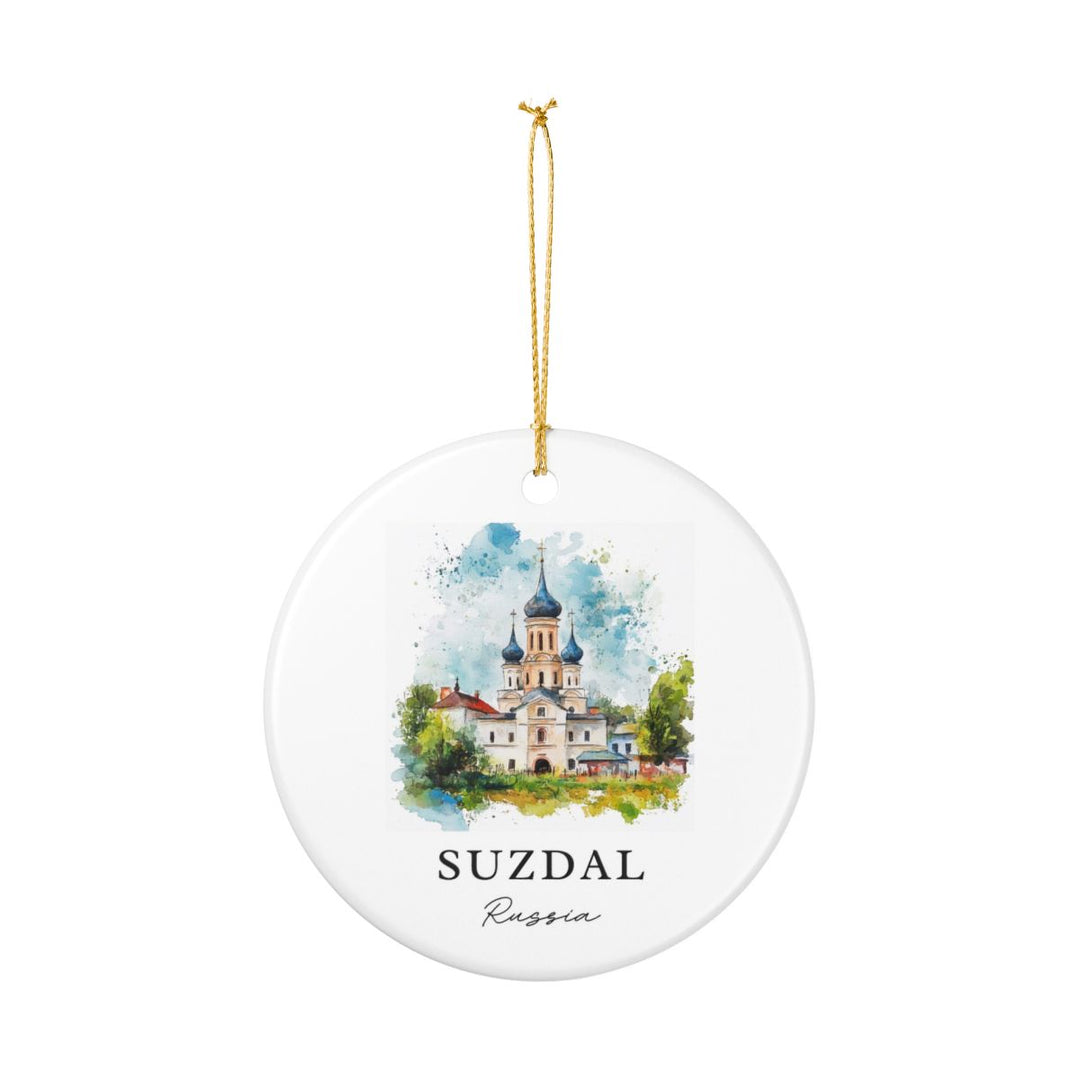 Suzdal Russia Ornament: Unique Suzdal Russia Souvenir, Suzdal Russia Xmas Decor, and Authentic Suzdal Russia Gift