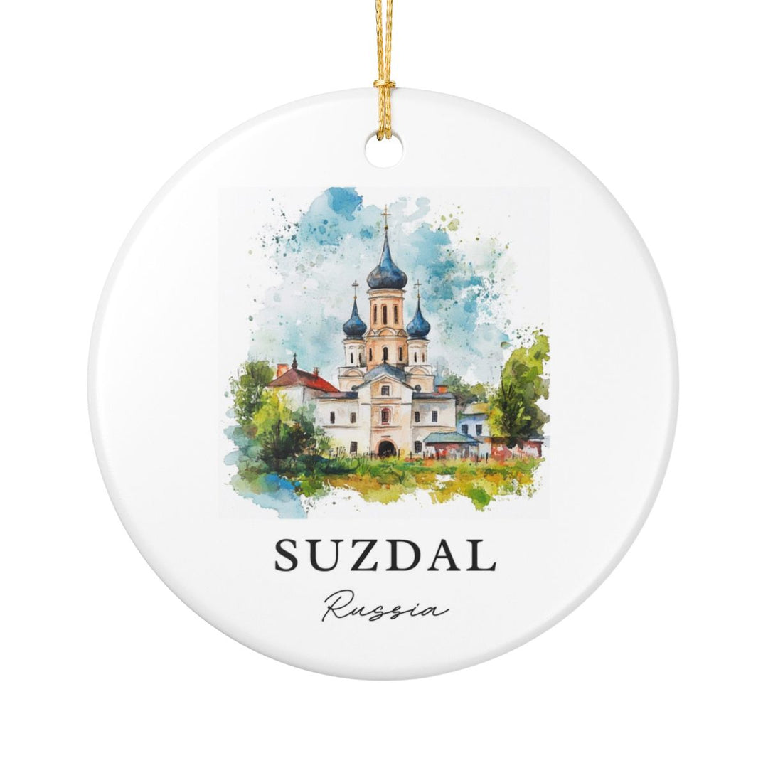 Suzdal Russia Ornament: Unique Suzdal Russia Souvenir, Suzdal Russia Xmas Decor, and Authentic Suzdal Russia Gift