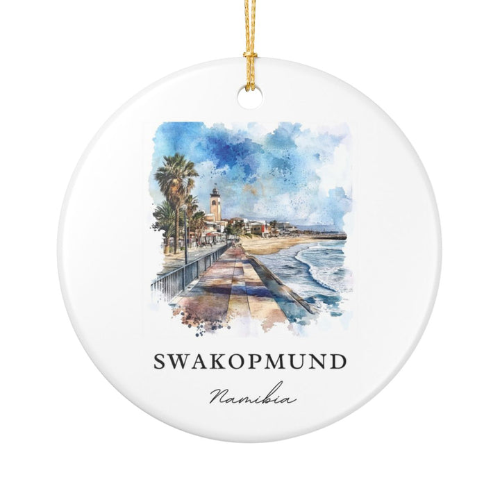 Swakopmund Namibia Ornament: Unique Swakopmund Souvenir, Swakopmund Namibia Xmas Decor, and Authentic Swakopmund Gift