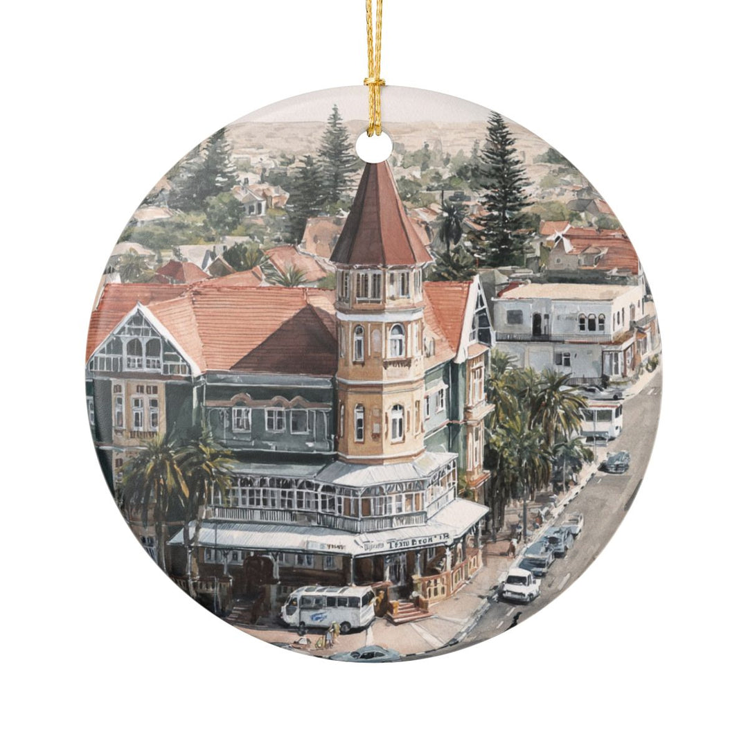 Swakopmund Namibia Ornament: Unique Swakopmund Souvenir, Swakopmund Namibia Xmas Decor, and Authentic Swakopmund Gift