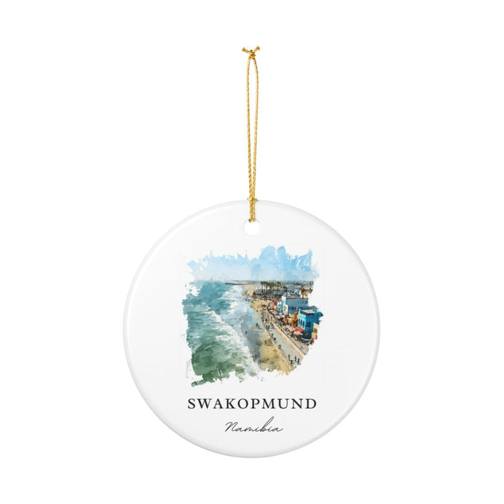 Swakopmund Namibia Ornament: Unique Swakopmund Souvenir, Swakopmund Namibia Xmas Decor, and Authentic Swakopmund Gift