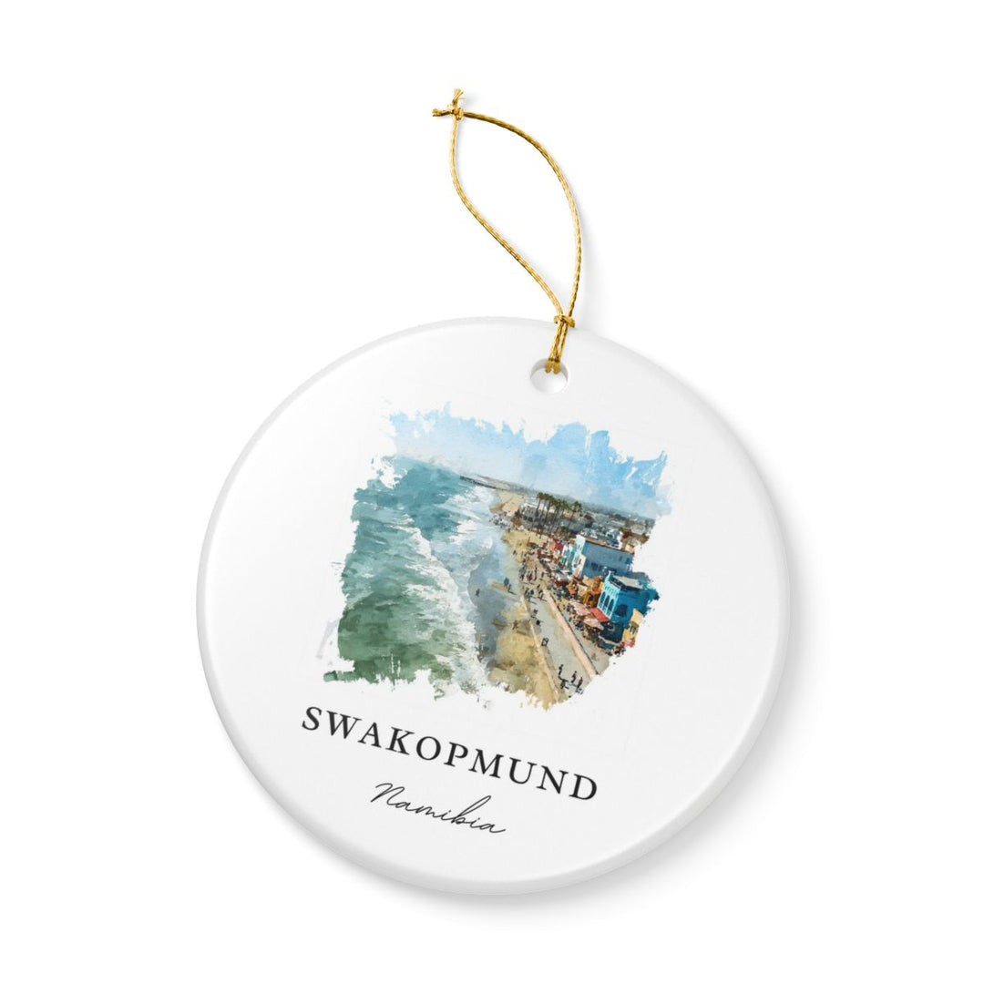 Swakopmund Namibia Ornament: Unique Swakopmund Souvenir, Swakopmund Namibia Xmas Decor, and Authentic Swakopmund Gift