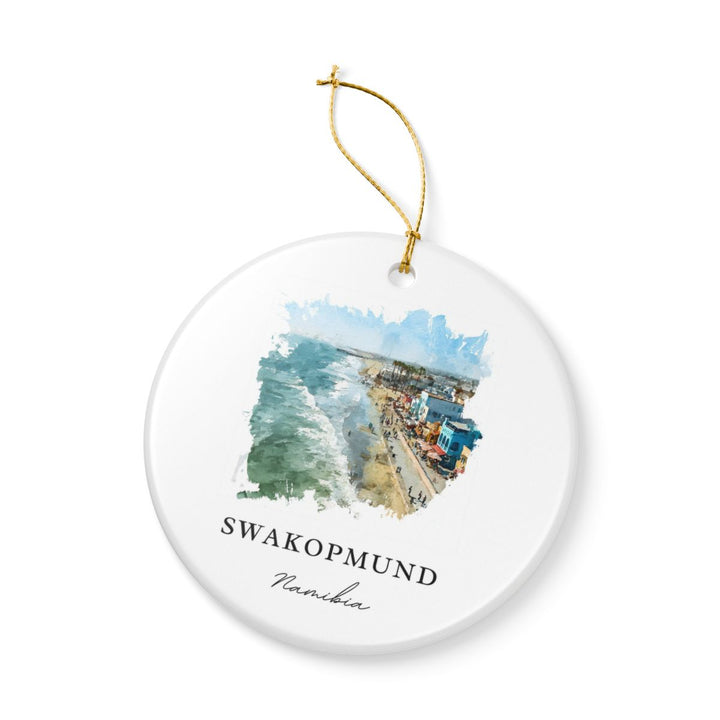 Swakopmund Namibia Ornament: Unique Swakopmund Souvenir, Swakopmund Namibia Xmas Decor, and Authentic Swakopmund Gift