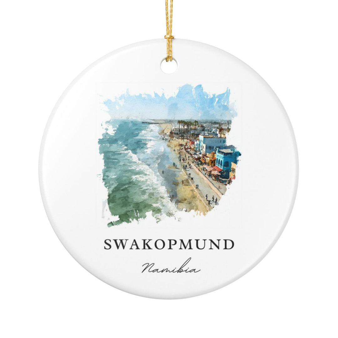 Swakopmund Namibia Ornament: Unique Swakopmund Souvenir, Swakopmund Namibia Xmas Decor, and Authentic Swakopmund Gift