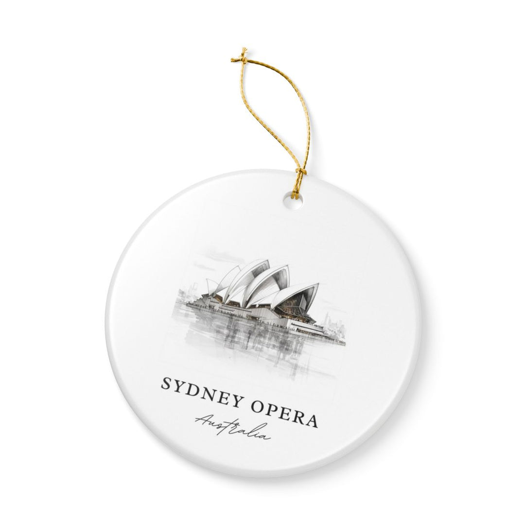 Sydney Opera House Australia Ornament: Unique Sydney Opera House Souvenir, Sydney Opera House Xmas Decor, and Authentic Sydney Opera House Gift