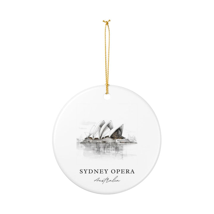 Sydney Opera House Australia Ornament: Unique Sydney Opera House Souvenir, Sydney Opera House Xmas Decor, and Authentic Sydney Opera House Gift