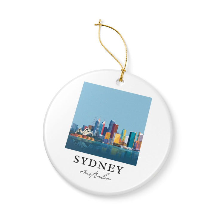 Sydney Australia Ornament: Unique Sydney Souvenir, Sydney Australia Xmas Decor, and Authentic Sydney Gift