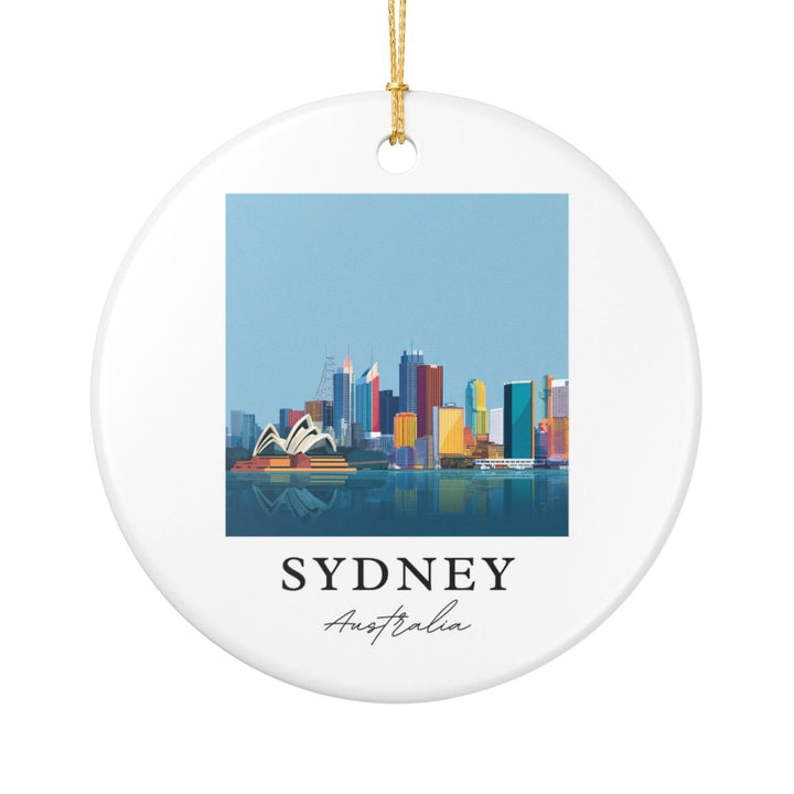 Sydney Australia Ornament: Unique Sydney Souvenir, Sydney Australia Xmas Decor, and Authentic Sydney Gift