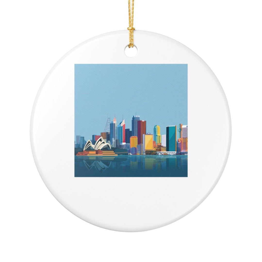 Sydney Australia Ornament: Unique Sydney Souvenir, Sydney Australia Xmas Decor, and Authentic Sydney Gift