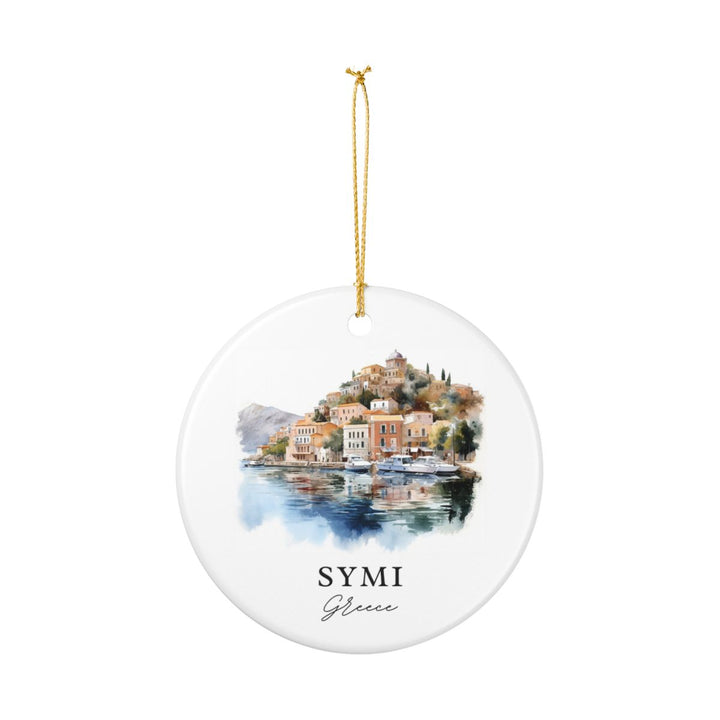 Symi Ornament: Unique Symi Souvenir, Symi Xmas Decor, and Authentic Symi Gift