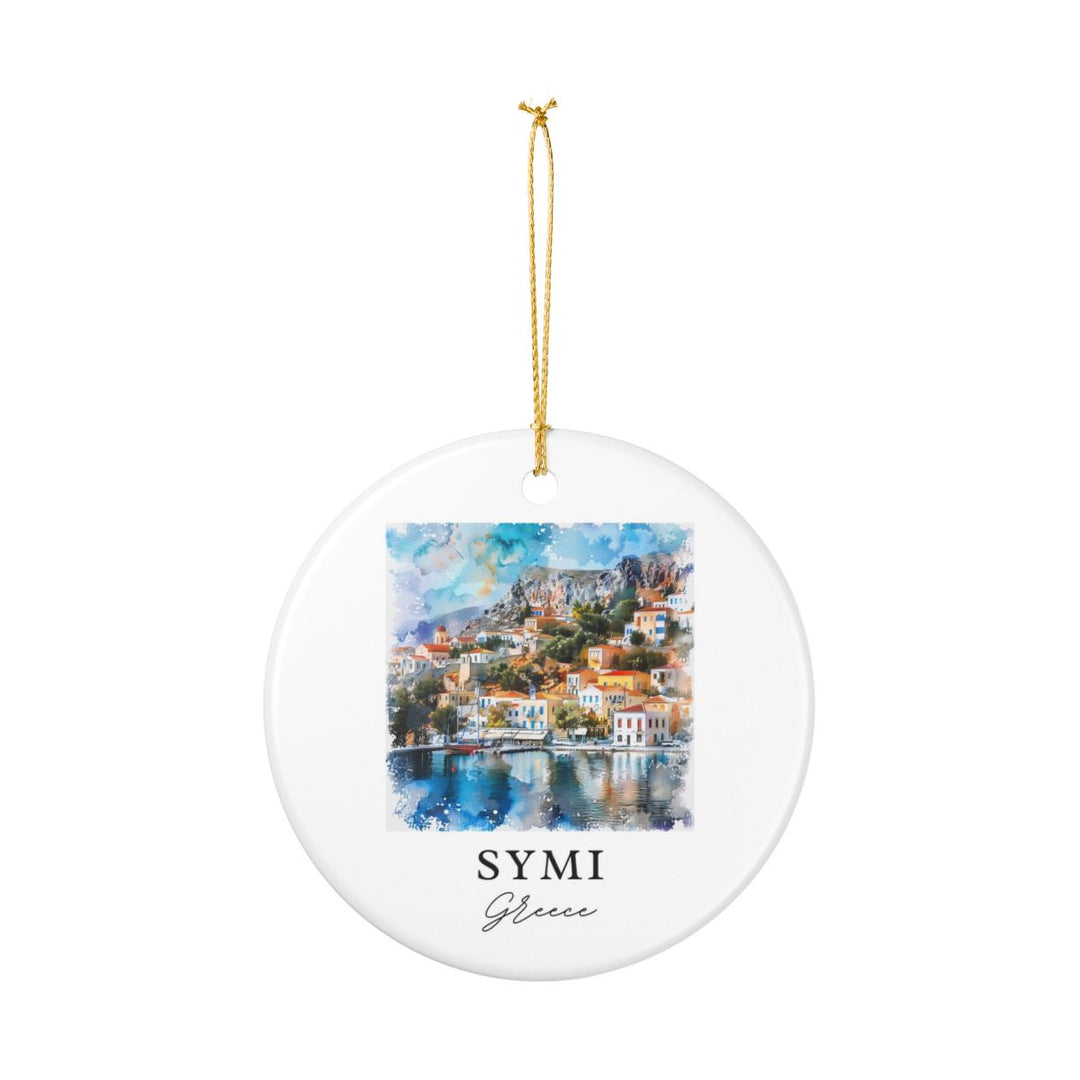 Symi Ornament: Unique Symi Souvenir, Symi Xmas Decor, and Authentic Symi Gift
