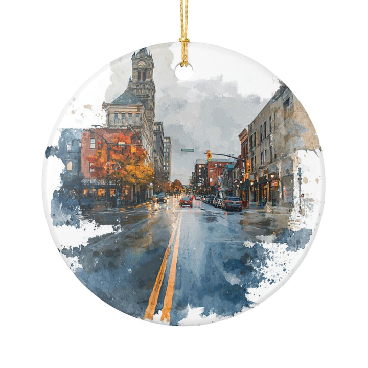 Syracuse New York A Ornament: Unique Syracuse New York A Souvenir, Syracuse New York A Xmas Decor, and Authentic Syracuse New York A Gift