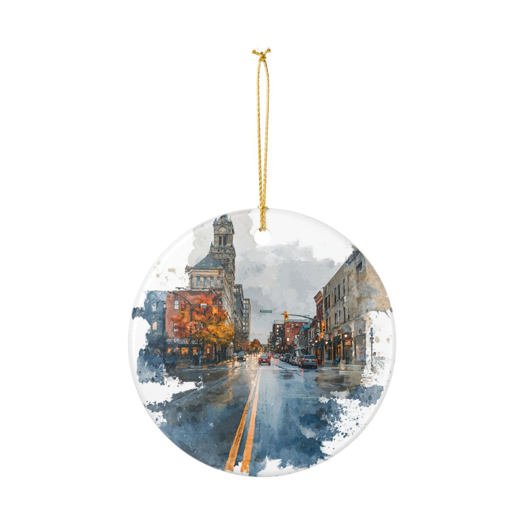 Syracuse New York A Ornament: Unique Syracuse New York A Souvenir, Syracuse New York A Xmas Decor, and Authentic Syracuse New York A Gift