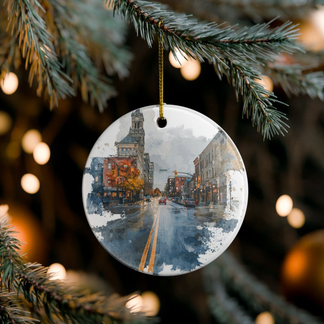 Syracuse New York A Ornament: Unique Syracuse New York A Souvenir, Syracuse New York A Xmas Decor, and Authentic Syracuse New York A Gift