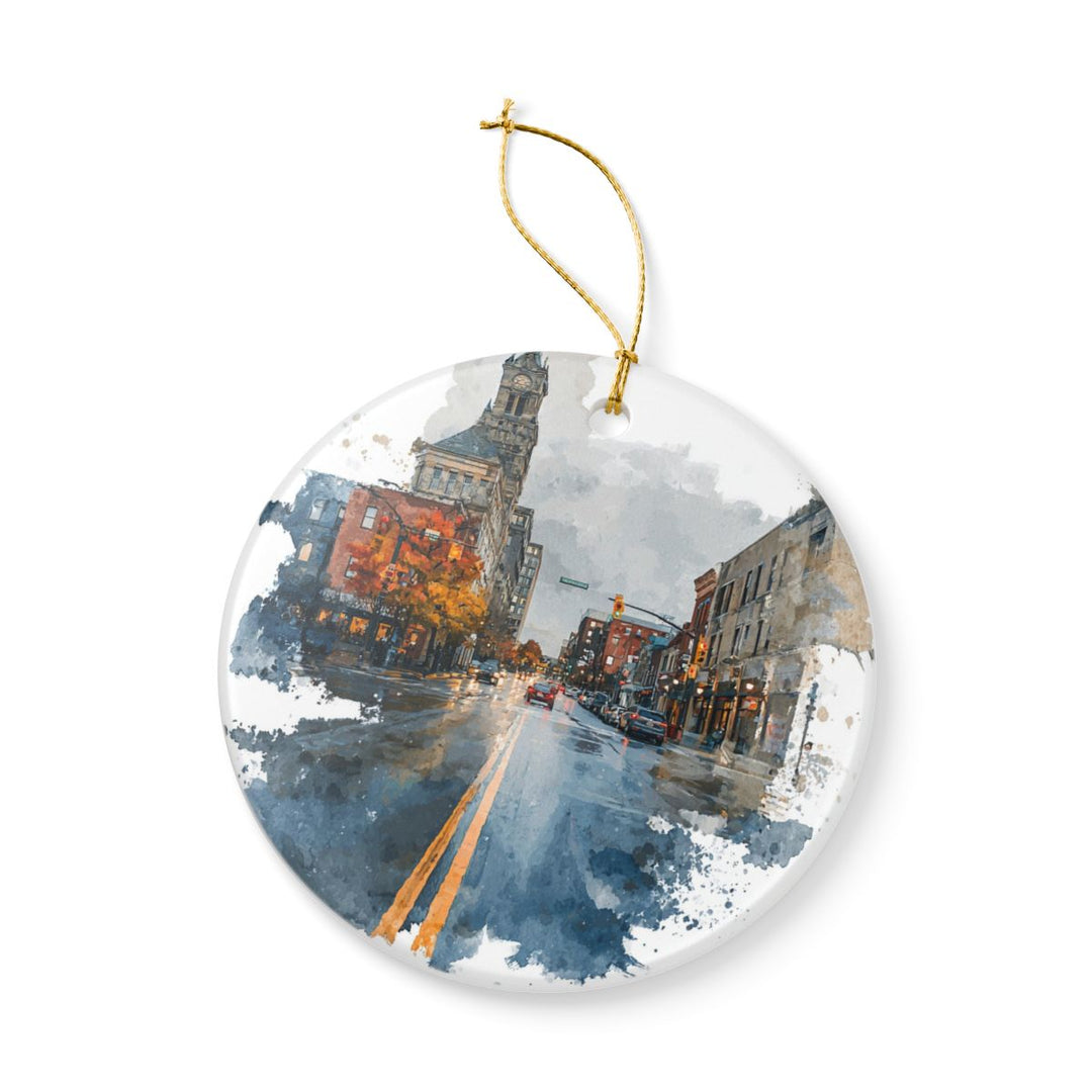 Syracuse New York A Ornament: Unique Syracuse New York A Souvenir, Syracuse New York A Xmas Decor, and Authentic Syracuse New York A Gift