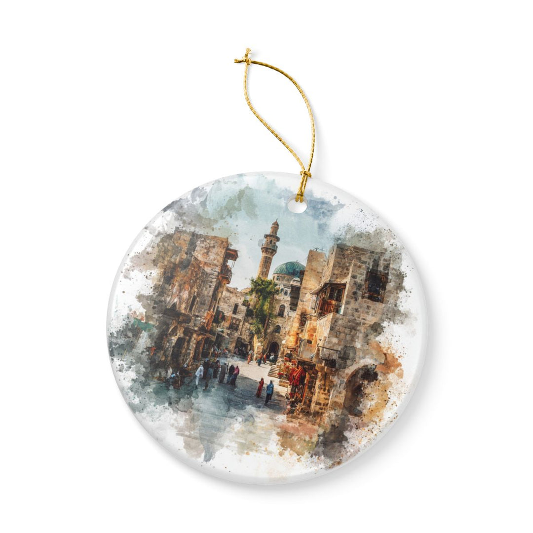 Syria Ornament: Unique Syria Souvenir, Syria Xmas Decor, and Authentic Syria Gift