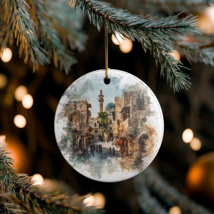 Syria Ornament: Unique Syria Souvenir, Syria Xmas Decor, and Authentic Syria Gift