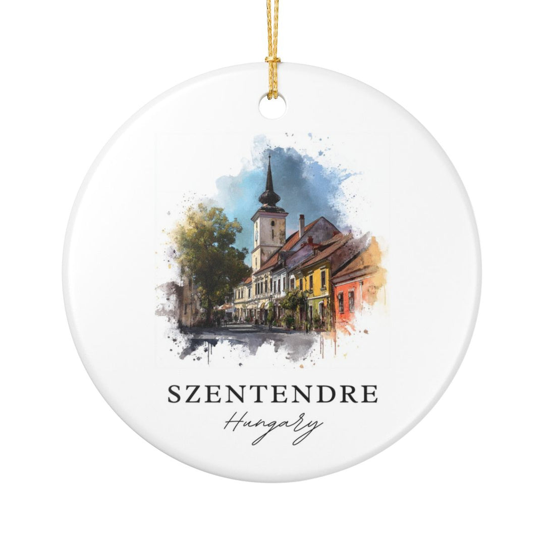 Szentendre Ornament: Unique Szentendre Souvenir, Szentendre Xmas Decor, and Authentic Szentendre Gift