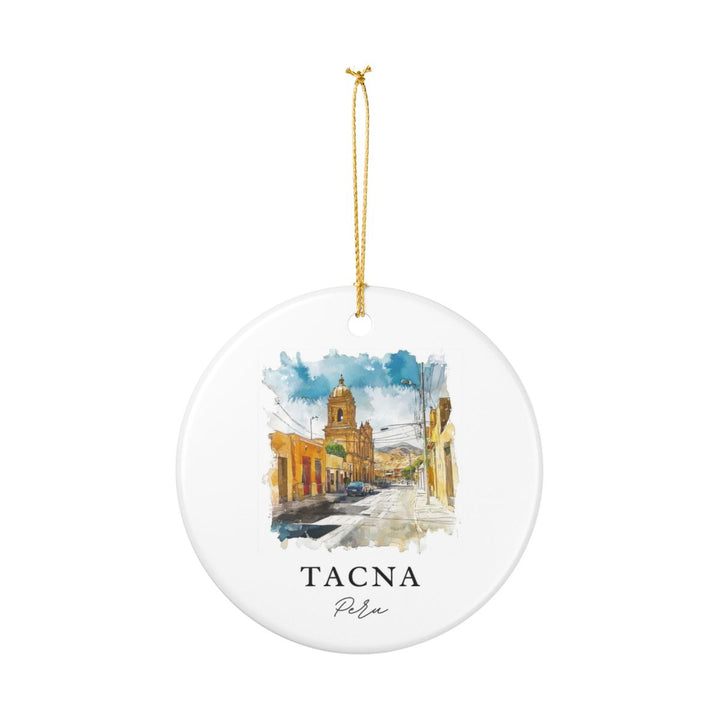 Tacna Peru Ornament: Unique Tacna Souvenir, Tacna Peru Xmas Decor, and Authentic Tacna Gift