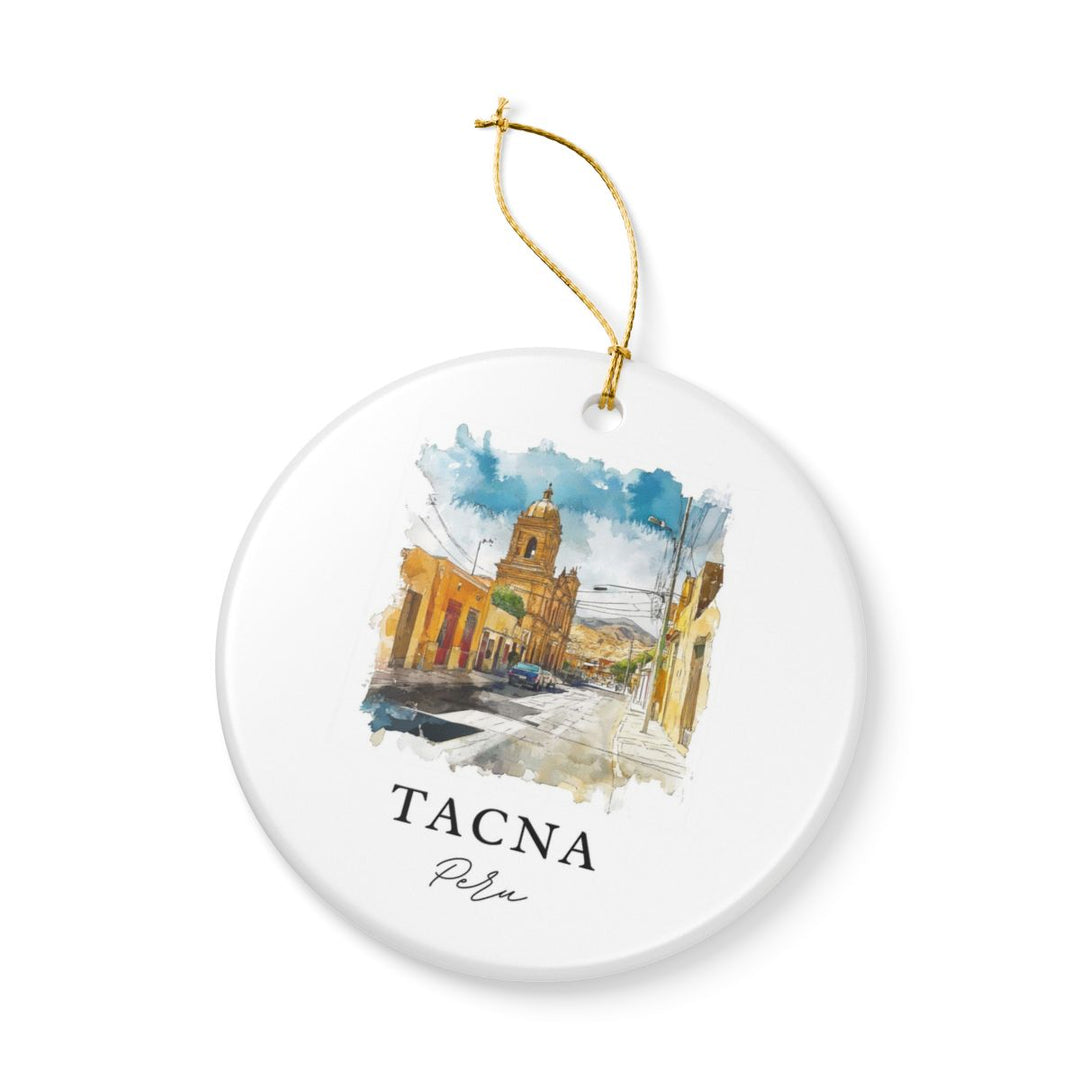 Tacna Peru Ornament: Unique Tacna Souvenir, Tacna Peru Xmas Decor, and Authentic Tacna Gift