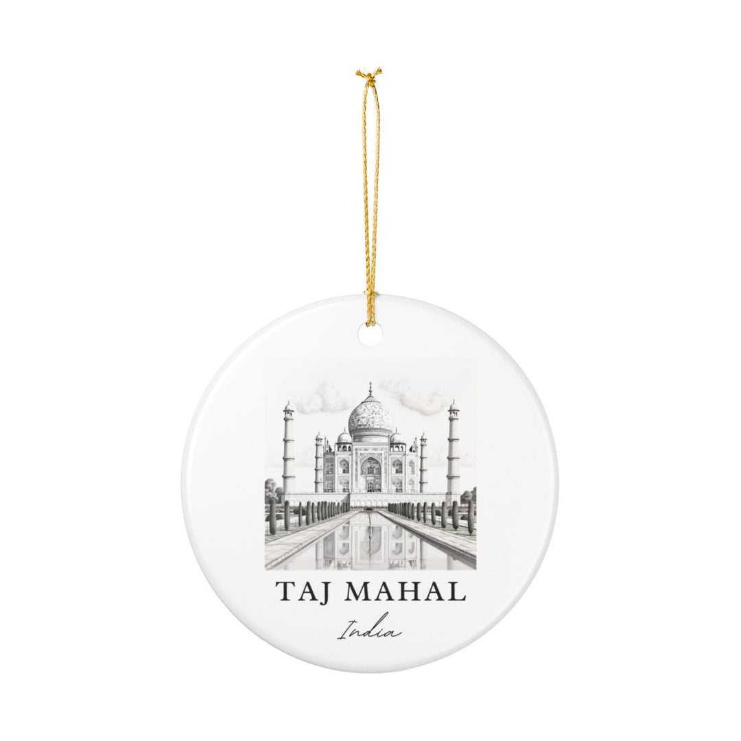Taj Mahal Ornament: Unique Taj Mahal Souvenir, Taj Mahal Xmas Decor, and Authentic Taj Mahal Gift