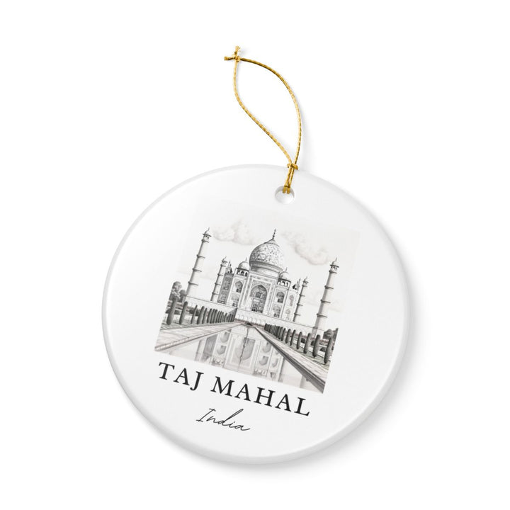 Taj Mahal Ornament: Unique Taj Mahal Souvenir, Taj Mahal Xmas Decor, and Authentic Taj Mahal Gift