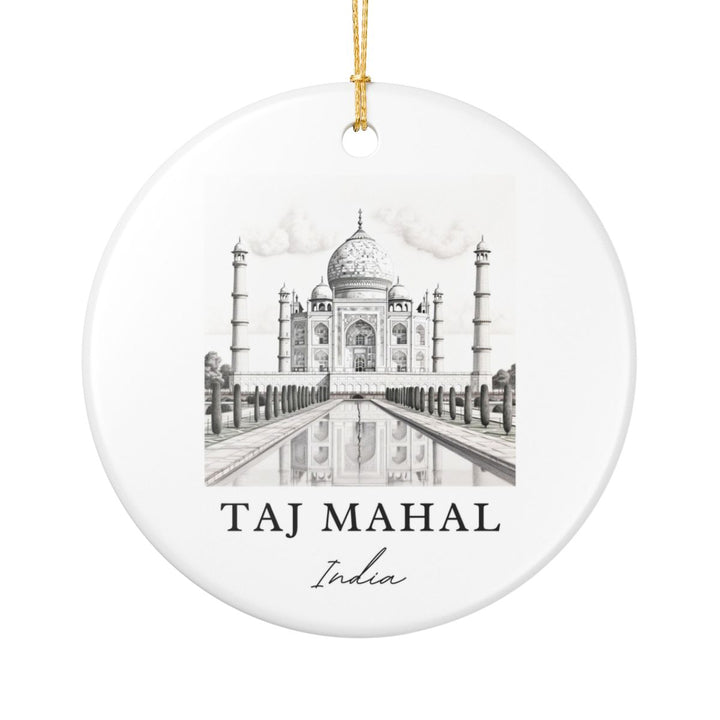 Taj Mahal Ornament: Unique Taj Mahal Souvenir, Taj Mahal Xmas Decor, and Authentic Taj Mahal Gift