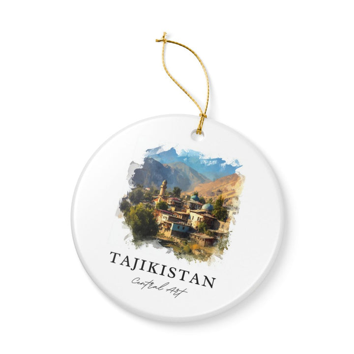 Tajikistan Ornament: Unique Tajikistan Souvenir, Tajikistan Xmas Decor, and Authentic Tajikistan Gift