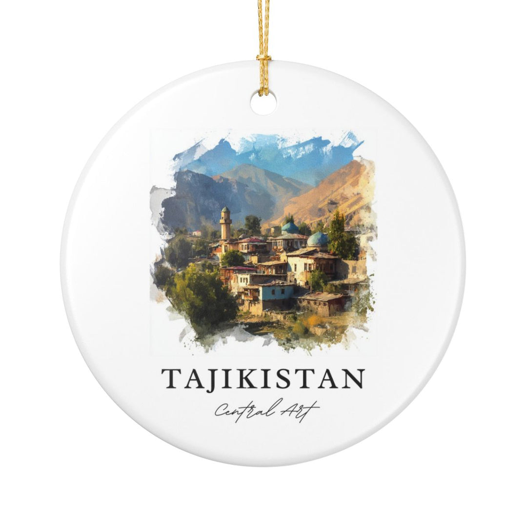 Tajikistan Ornament: Unique Tajikistan Souvenir, Tajikistan Xmas Decor, and Authentic Tajikistan Gift