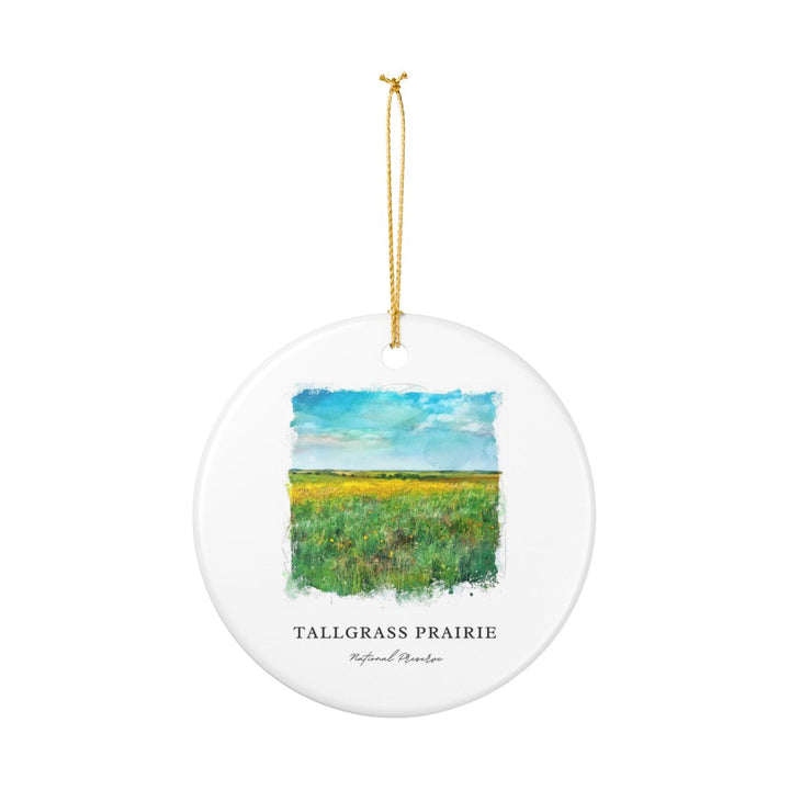 Tallgrass Prairie National Preserve Ornament: Unique Tallgrass Prairie National Preserve Souvenir, Tallgrass Prairie National Preserve Xmas Decor, and Authentic Tallgrass Prairie National Preserve Gift