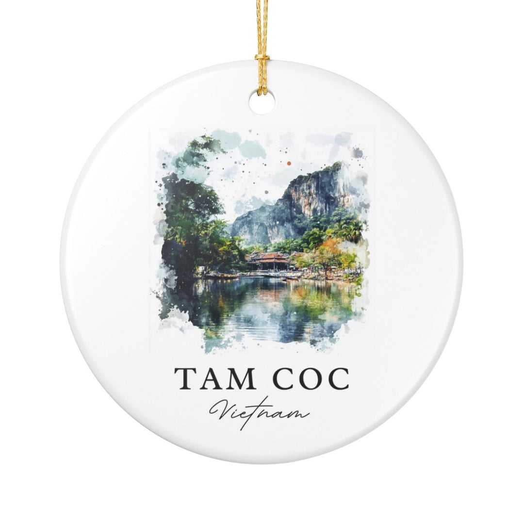 Tam Coc Vietnam Ornament: Unique Tam Coc Souvenir, Tam Coc Vietnam Xmas Decor, and Authentic Tam Coc Gift