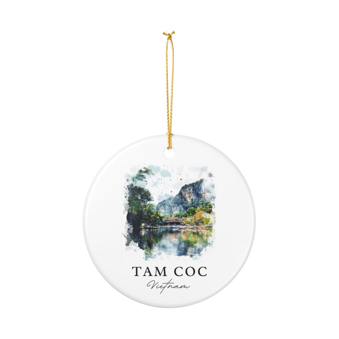 Tam Coc Vietnam Ornament: Unique Tam Coc Souvenir, Tam Coc Vietnam Xmas Decor, and Authentic Tam Coc Gift