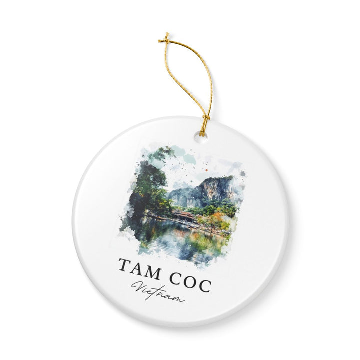 Tam Coc Vietnam Ornament: Unique Tam Coc Souvenir, Tam Coc Vietnam Xmas Decor, and Authentic Tam Coc Gift