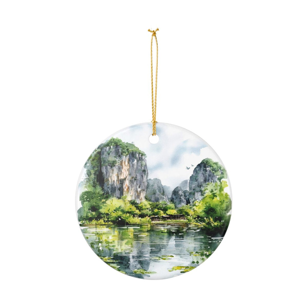 Tam Coc Vietnam Ornament: Unique Tam Coc Souvenir, Tam Coc Vietnam Xmas Decor, and Authentic Tam Coc Gift